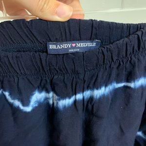 Brandy Melville - Blue Tie Dye Shorts